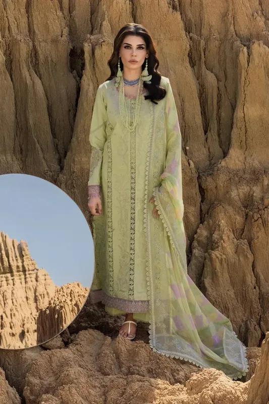 Rang Rasiya Premium Eid Edit 25 Organza – view 1 – Poshaq