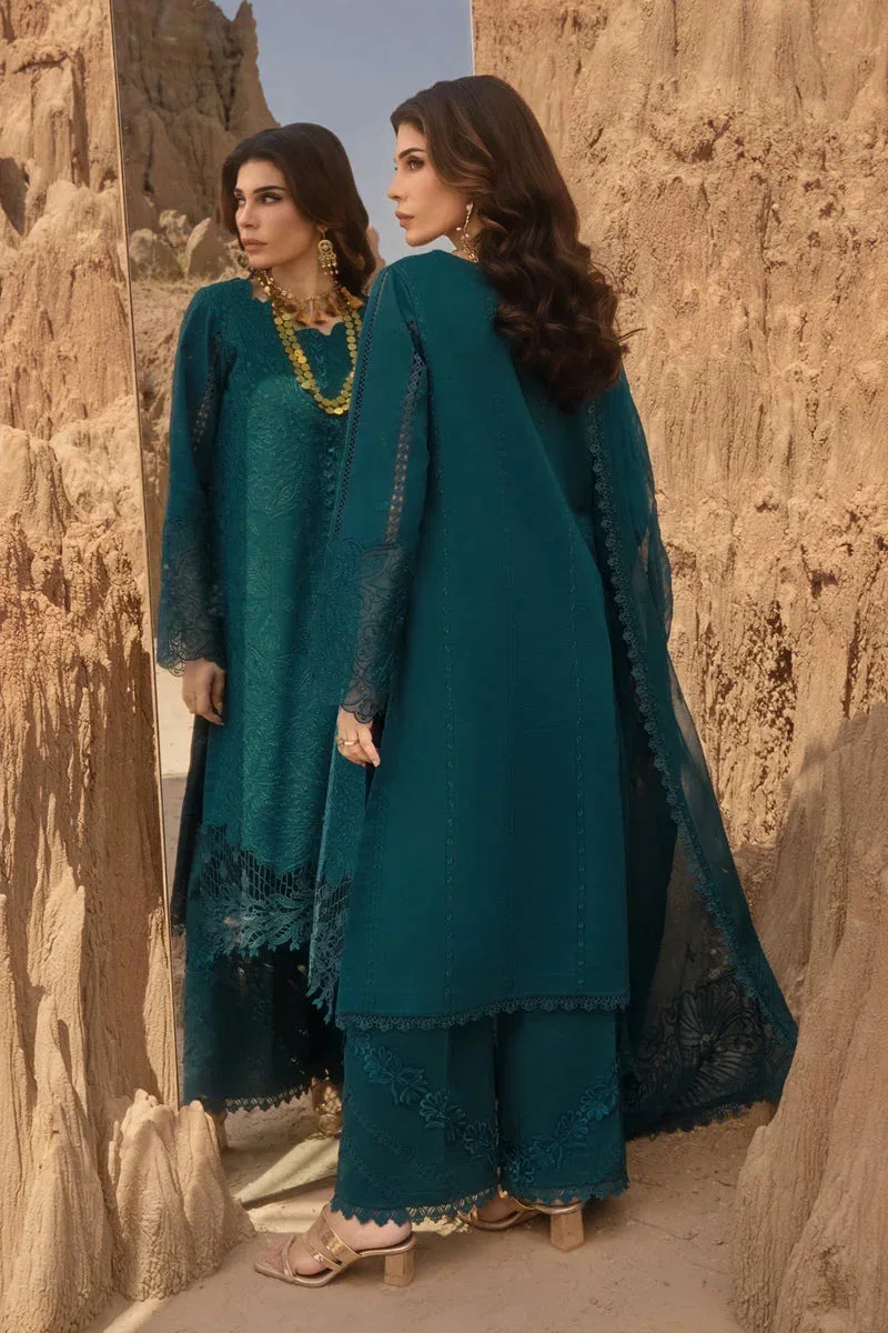 Rang Rasiya Premium Eid Edit 25 Organza – view 3 – Poshaq
