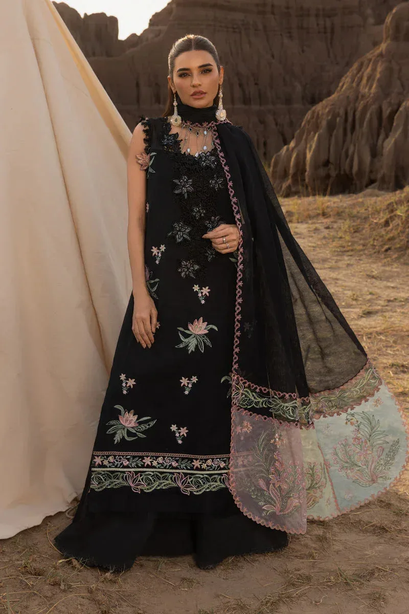 Rang Rasiya Premium Eid Edit 25 Yellow Organza – view 1 – Poshaq