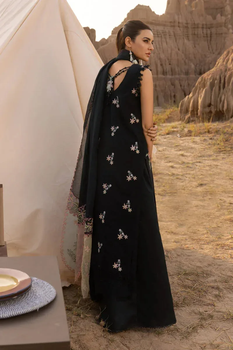 Rang Rasiya Premium Eid Edit 25 Yellow Organza – view 2 – Poshaq
