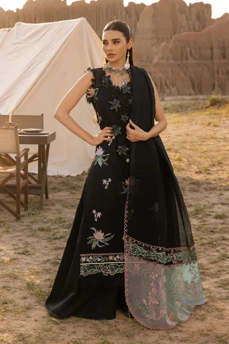 Rang Rasiya Premium Eid Edit 25 Yellow Organza – view 3 – Poshaq