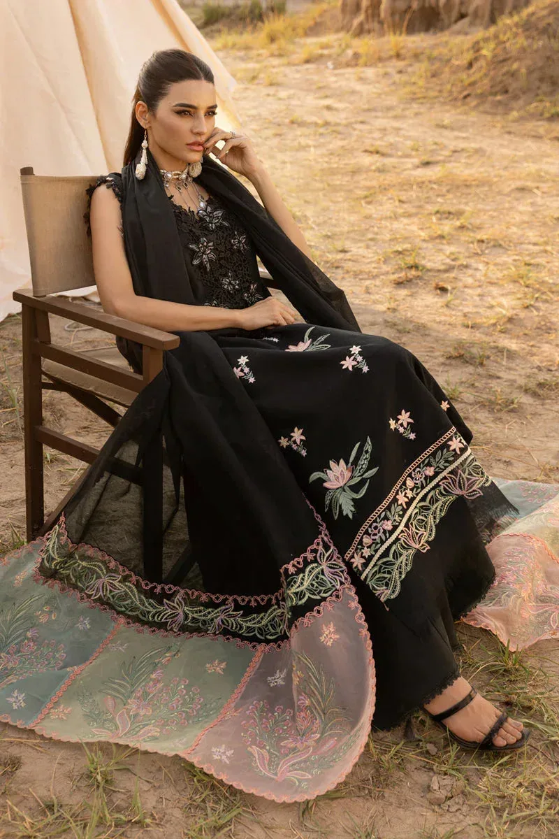 Rang Rasiya Premium Eid Edit 25 Yellow Organza – view 6 – Poshaq