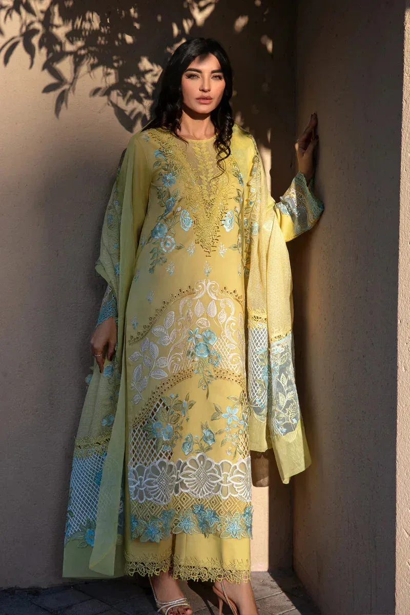Rang Rasiya Premium Lawn 24 Yellow Organza – view 6 – Poshaq