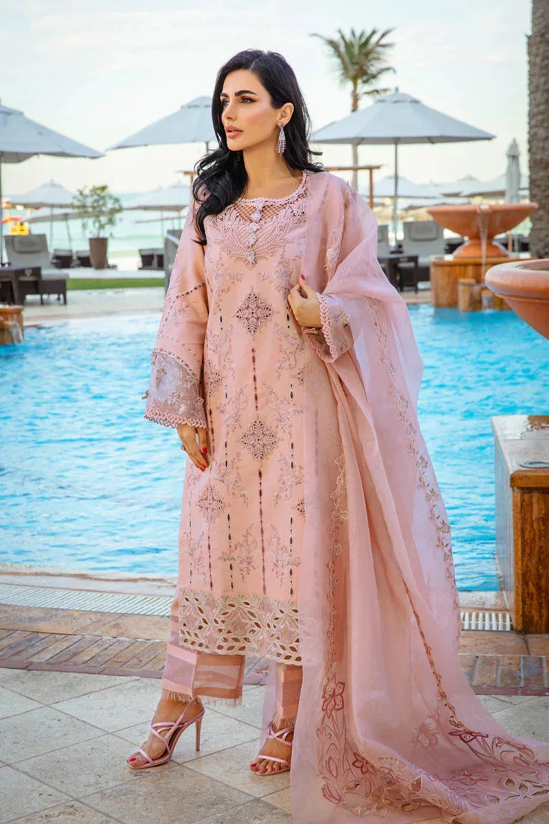Rang Rasiya Premium Summer Lawn 25 Organza – view 1 – Poshaq