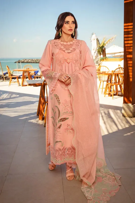 Rang Rasiya Premium Summer Lawn 25 Organza – view 1 – Poshaq