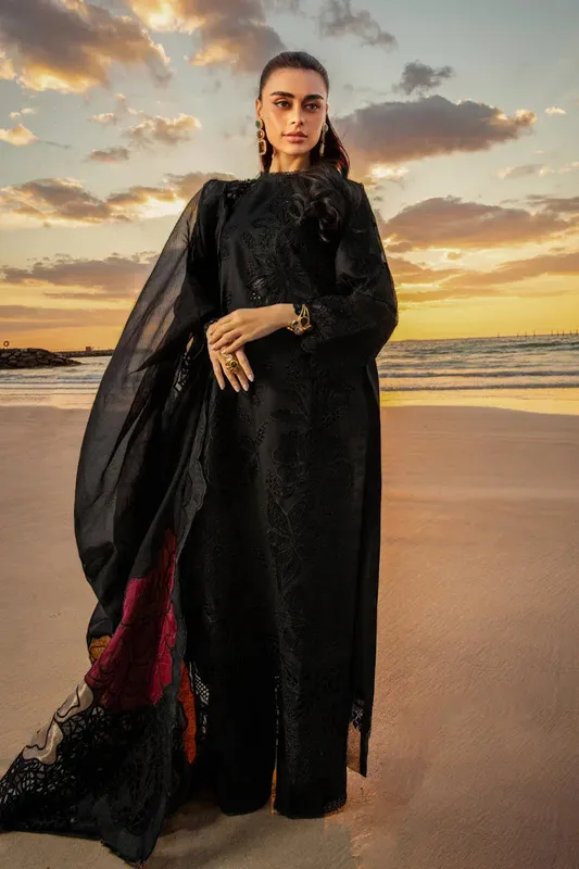 Rang Rasiya Premium Summer Lawn 25 Organza – view 1 – Poshaq