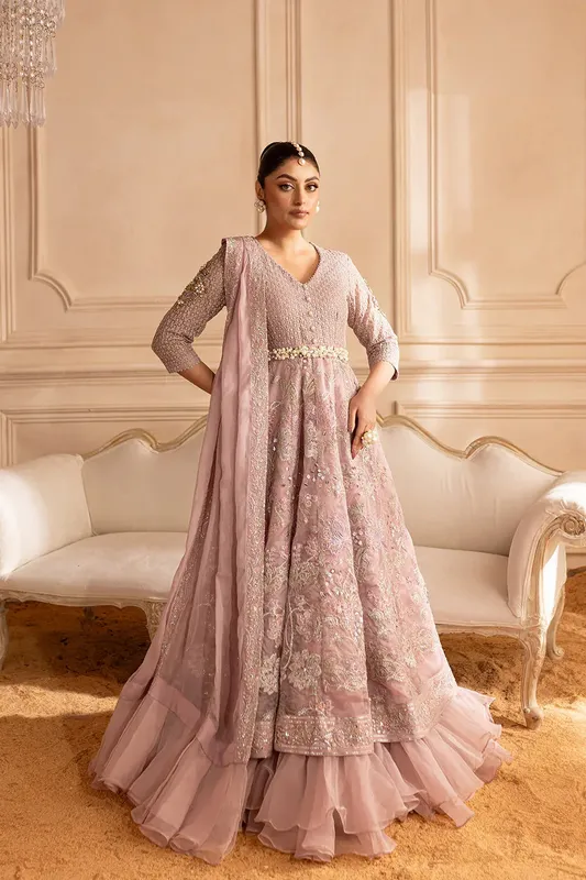 Vanya Marlene Formals Blush Pink Organza – view 1 – Poshaq
