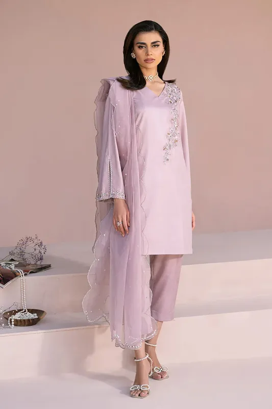 Vanya Fareesha Formals Pink – view 1 – Poshaq