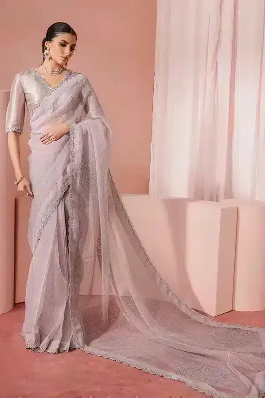 Vanya Dolce Luxury Formal 23 Lilac Organza – view 1 – Poshaq