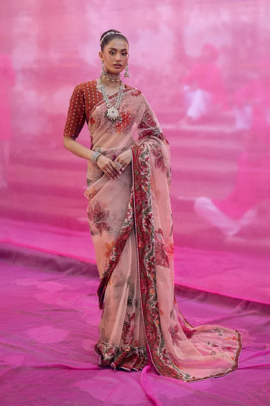 Vanya Celestia Wedding Formals Red Organza – view 1 – Poshaq