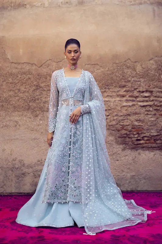 Vanya Celestia Wedding Formals Mint Silk – view 1 – Poshaq