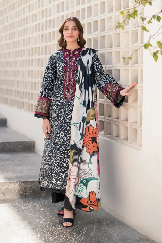 Xenia Formals Summer Away 25 Black Cotton – view 1 – Poshaq