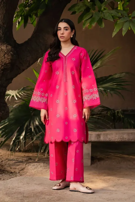 Xenia Formals Summer Away 25 Hot Pink Cotton – view 1 – Poshaq