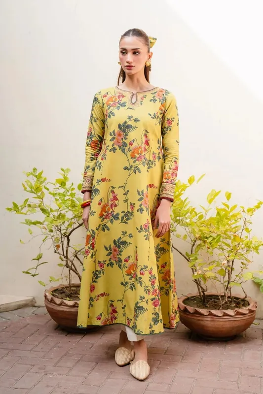 Xenia Formals Summer Away 25 Yellow Cotton – view 1 – Poshaq