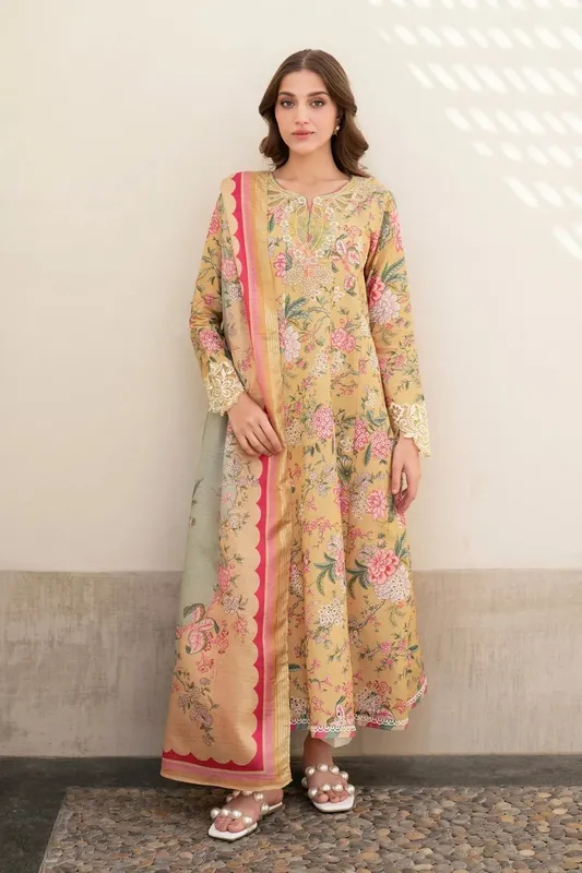 Xenia Formals Summer Away 25 Pale Yellow Cotton – view 1 – Poshaq