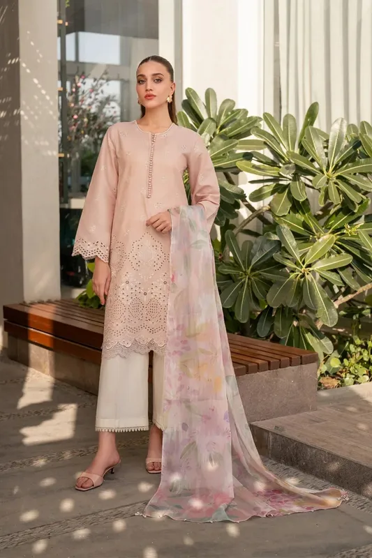 Xenia Formals Summer Away 25 Pale Peach Cotton – view 1 – Poshaq