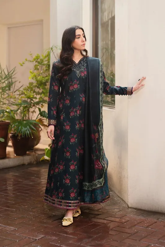 Xenia Formals Summer Away 25 Navy Blue Lawn – view 1 – Poshaq