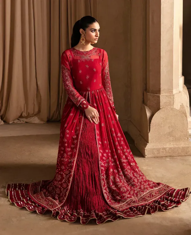 Xenia Formals Yesfir 24 Red Chiffon – view 1 – Poshaq