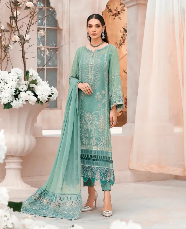 Xenia Formals Raahi Luxury Formals Chiffon – view 1 – Poshaq