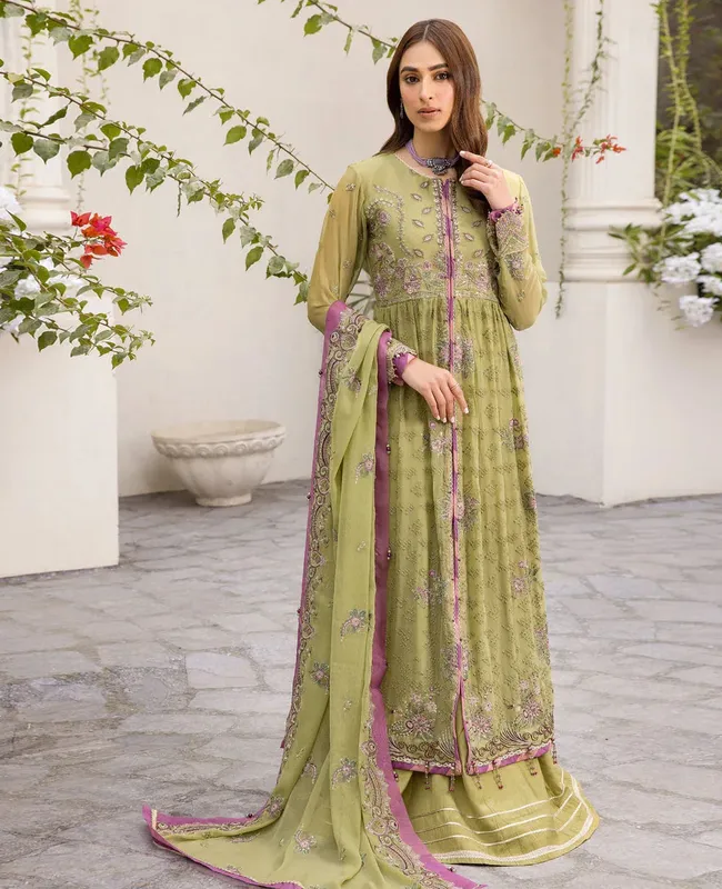 Xenia Formals Raahi Luxury Formals Chiffon – view 1 – Poshaq