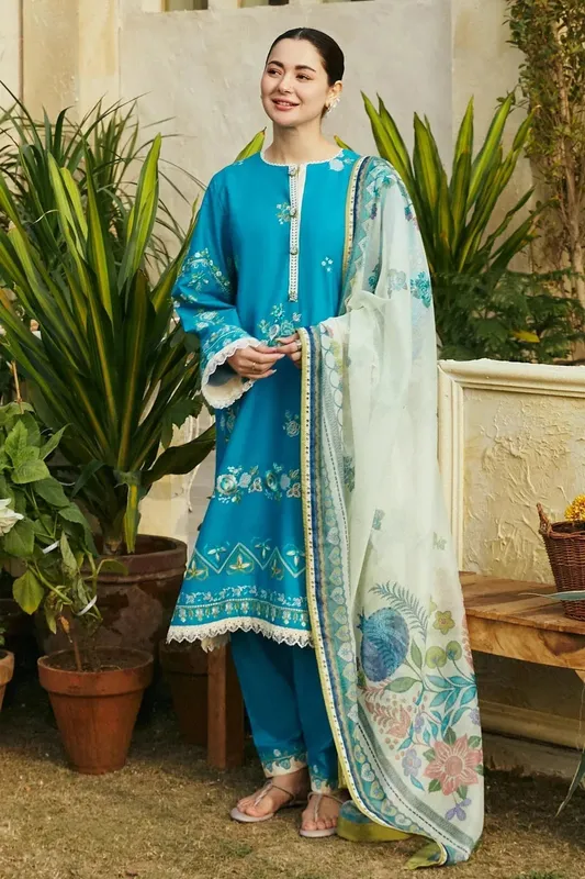 Zara Shahjahan Coco Lawn 24 Jacquard – view 1 – Poshaq