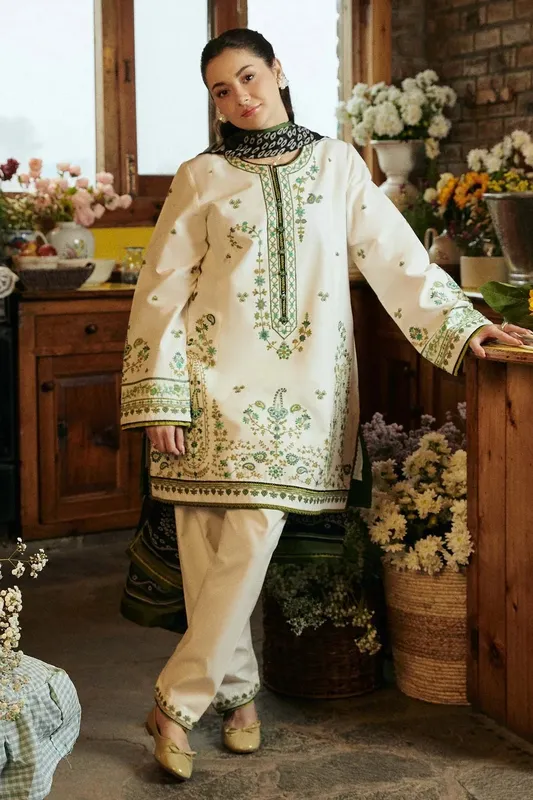 Zara Shahjahan Coco Lawn Vol 2 Organza – view 1 – Poshaq