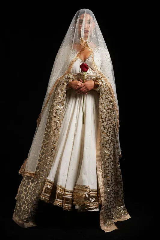 Zara Shahjahan Chandni Raat Formals 2024 White Organza – view 1 – Poshaq