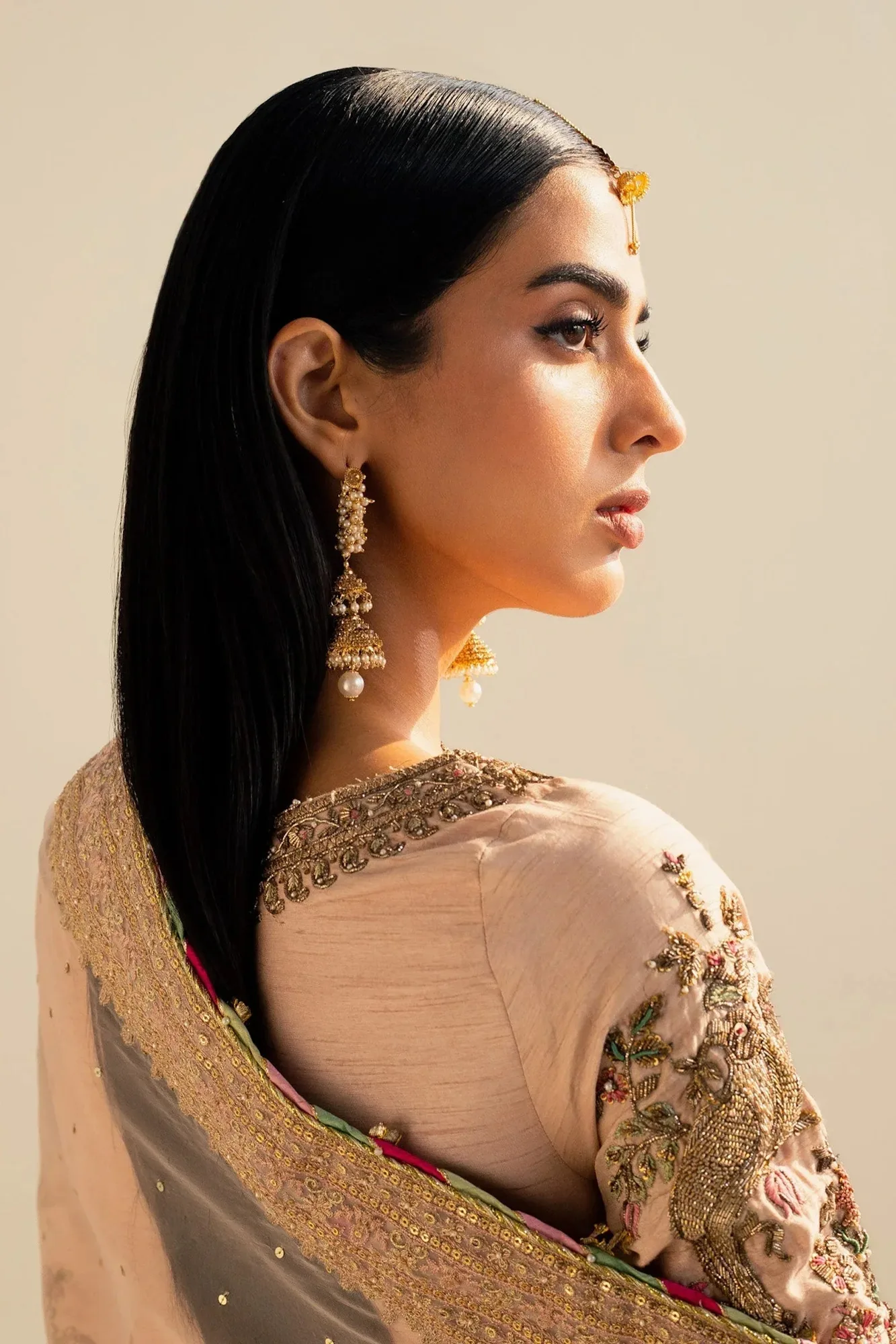 Zara Shahjahan Wedding Formals 2024 Pink Raw Silk – view 4 – Poshaq