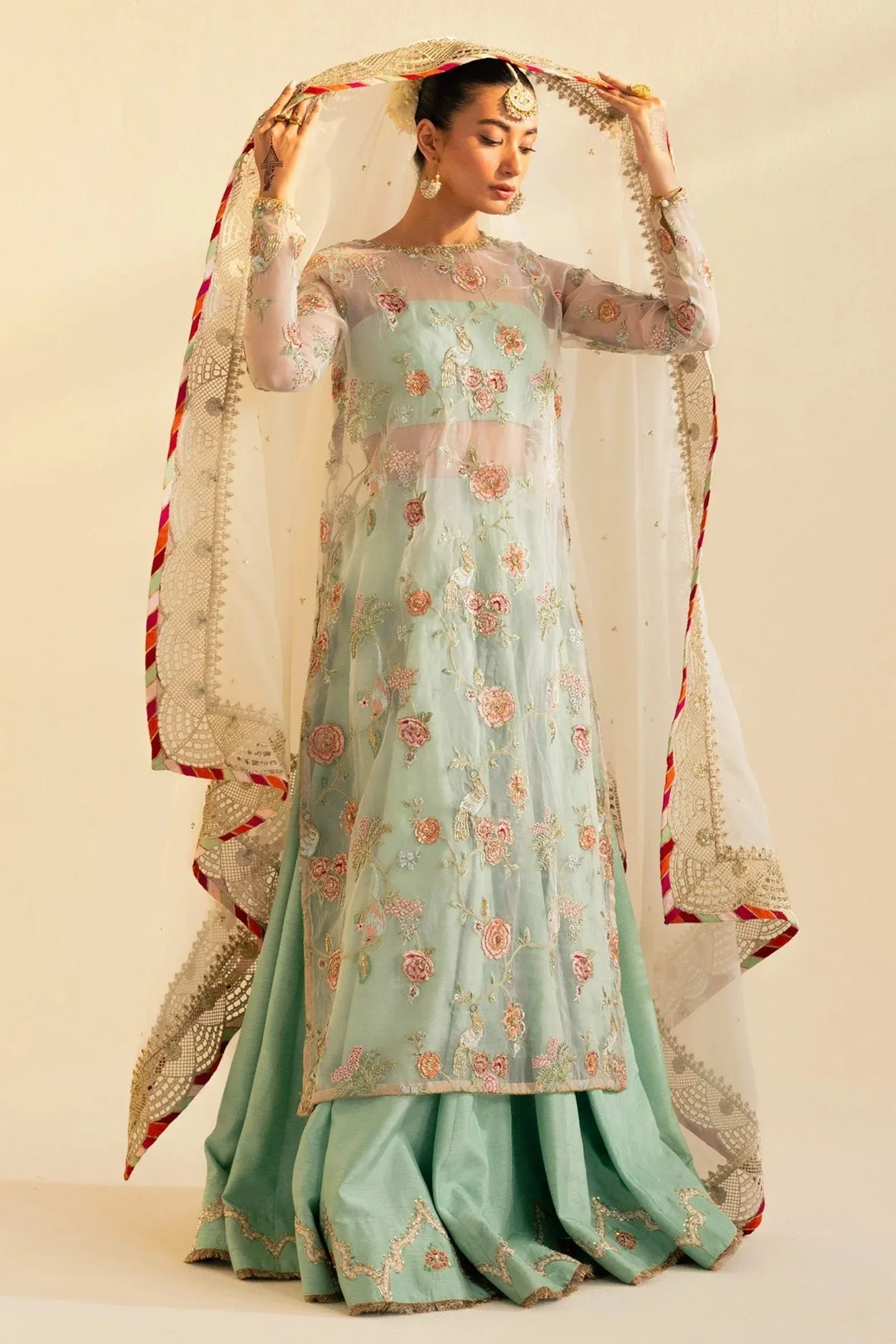 Zara Shahjahan Wedding Formals 2024 White Raw Silk – view 8 – Poshaq