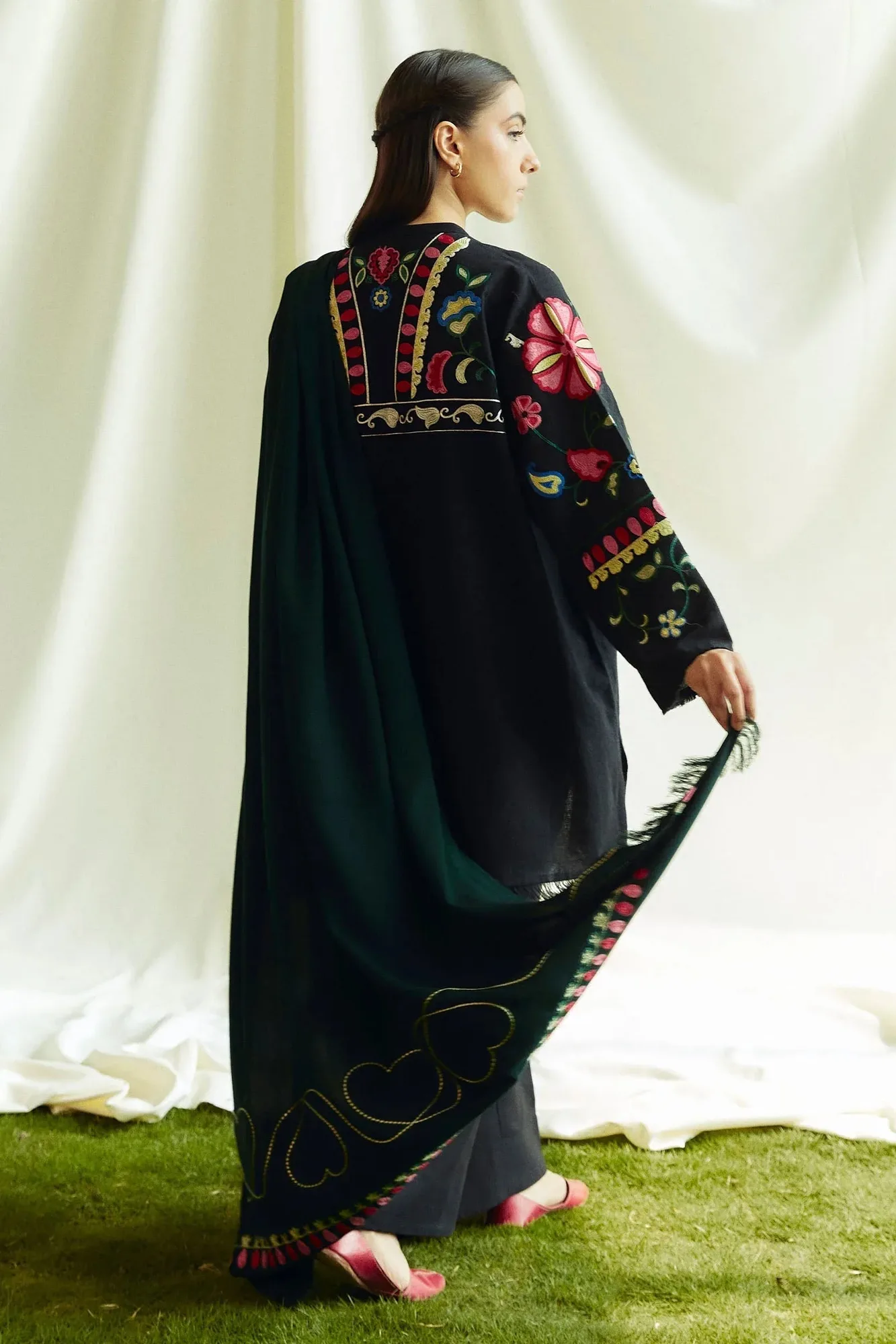 Zara Shahjahan Coco Winter 24 Khaddar – view 2 – Poshaq