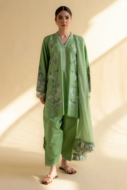 Zara Shahjahan Pret Wear Georgette – view 1 – Poshaq