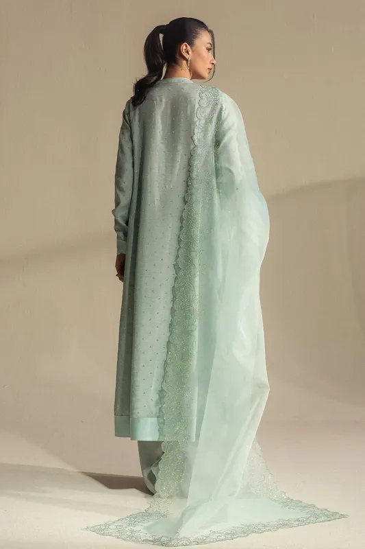Zara Shahjahan Fall Festive 24 Raw Silk – view 1 – Poshaq