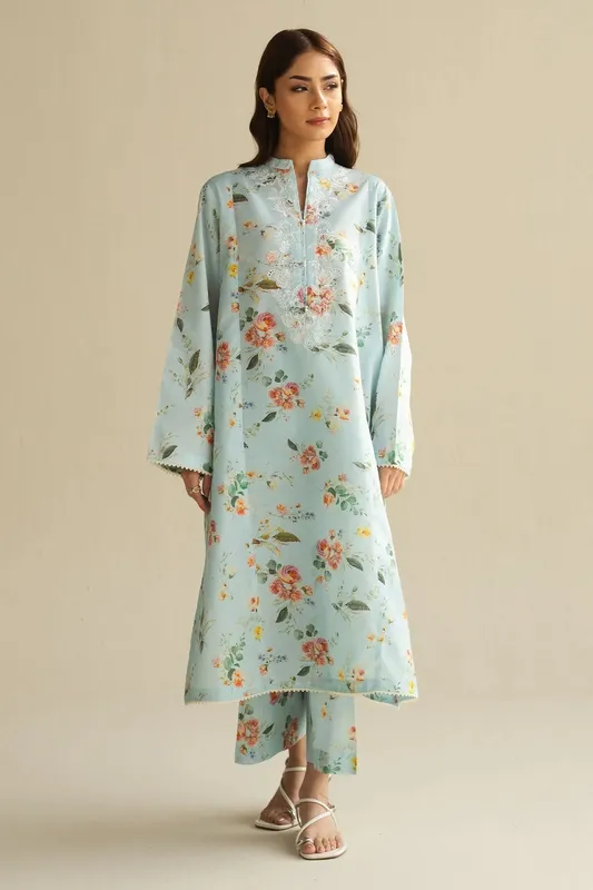 Zara Shahjahan Love Coco 2025 White – view 1 – Poshaq