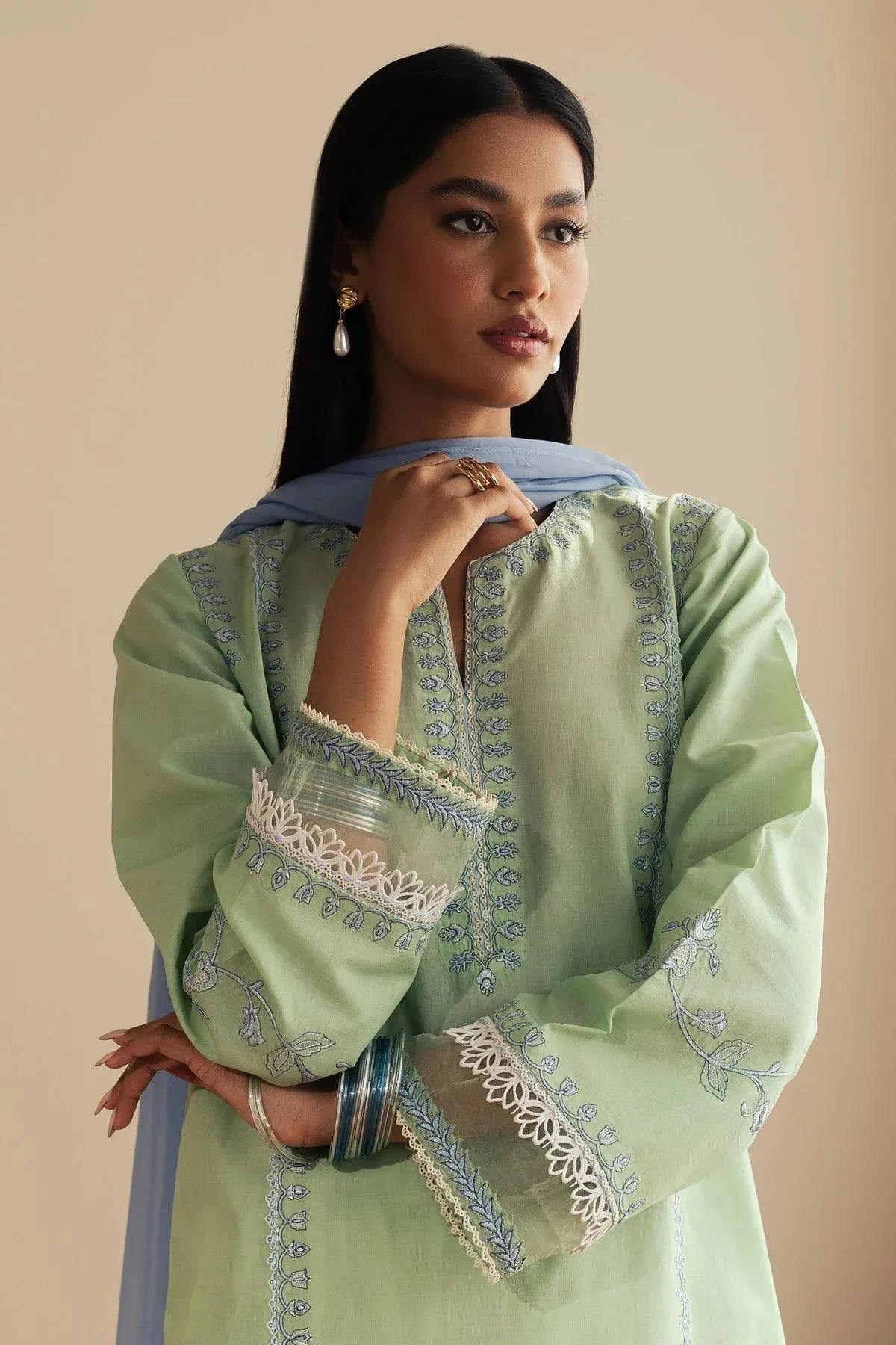 Zara Shahjahan Pret Wear – view 3 – Poshaq