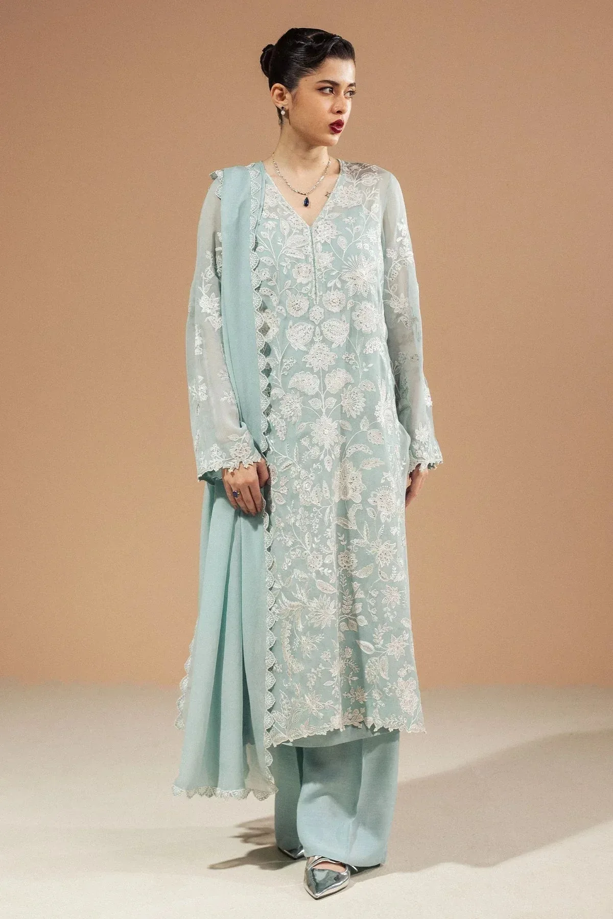 Zara Shahjahan Festive Wear 25 Georgette – view 1 – Poshaq