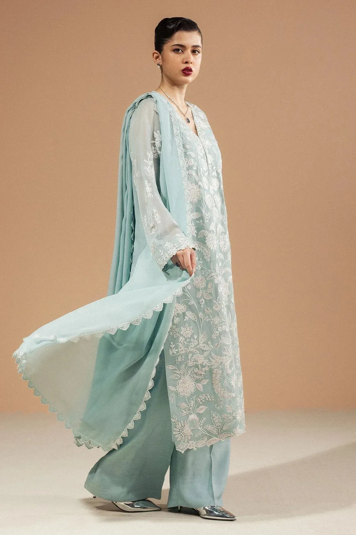 Zara Shahjahan Festive Wear 25 Georgette – view 4 – Poshaq
