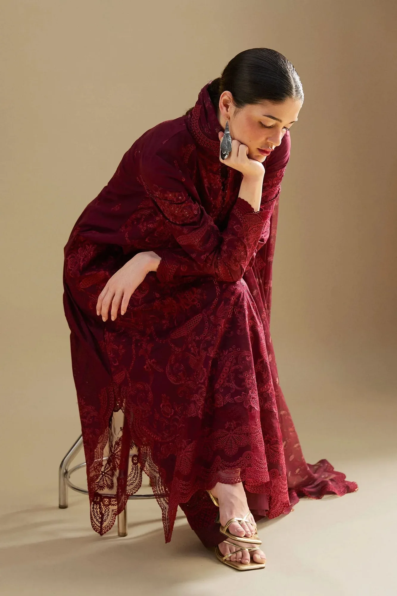 Zara Shahjahan Satori 25 Organza – view 2 – Poshaq
