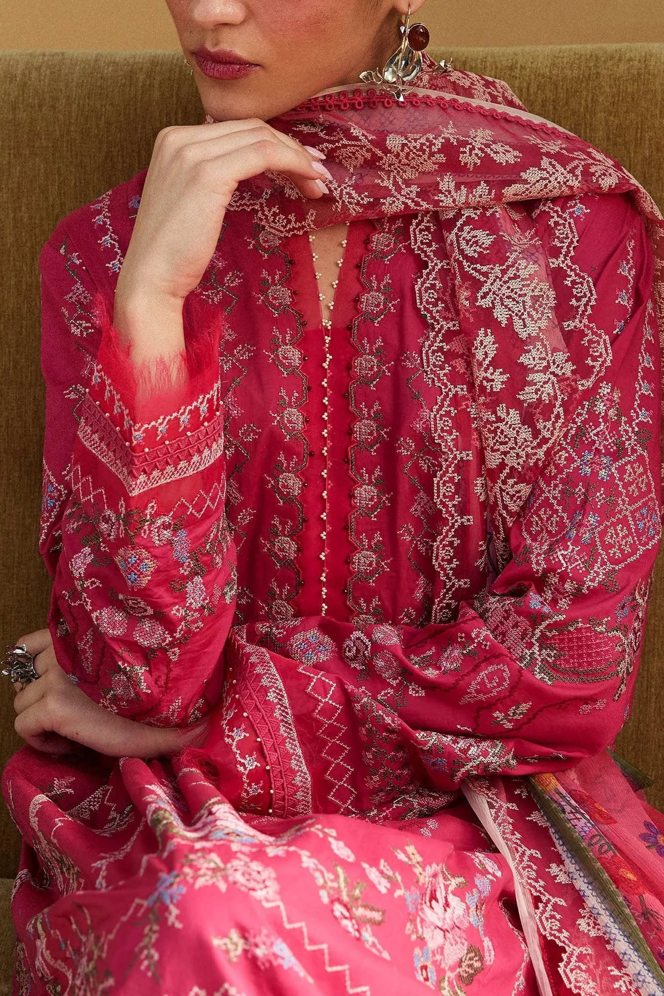 Zara Shahjahan Satori 25 Organza – view 4 – Poshaq