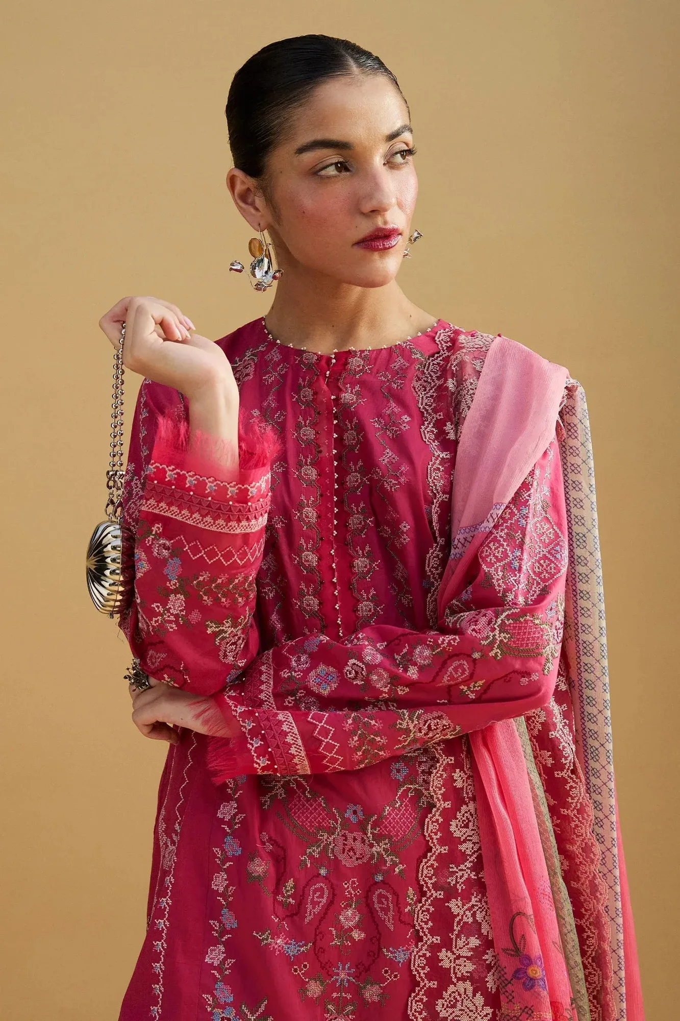 Zara Shahjahan Satori 25 Organza – view 5 – Poshaq