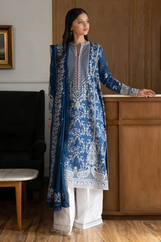 Zara Shahjahan Satori 25 Georgette – view 1 – Poshaq