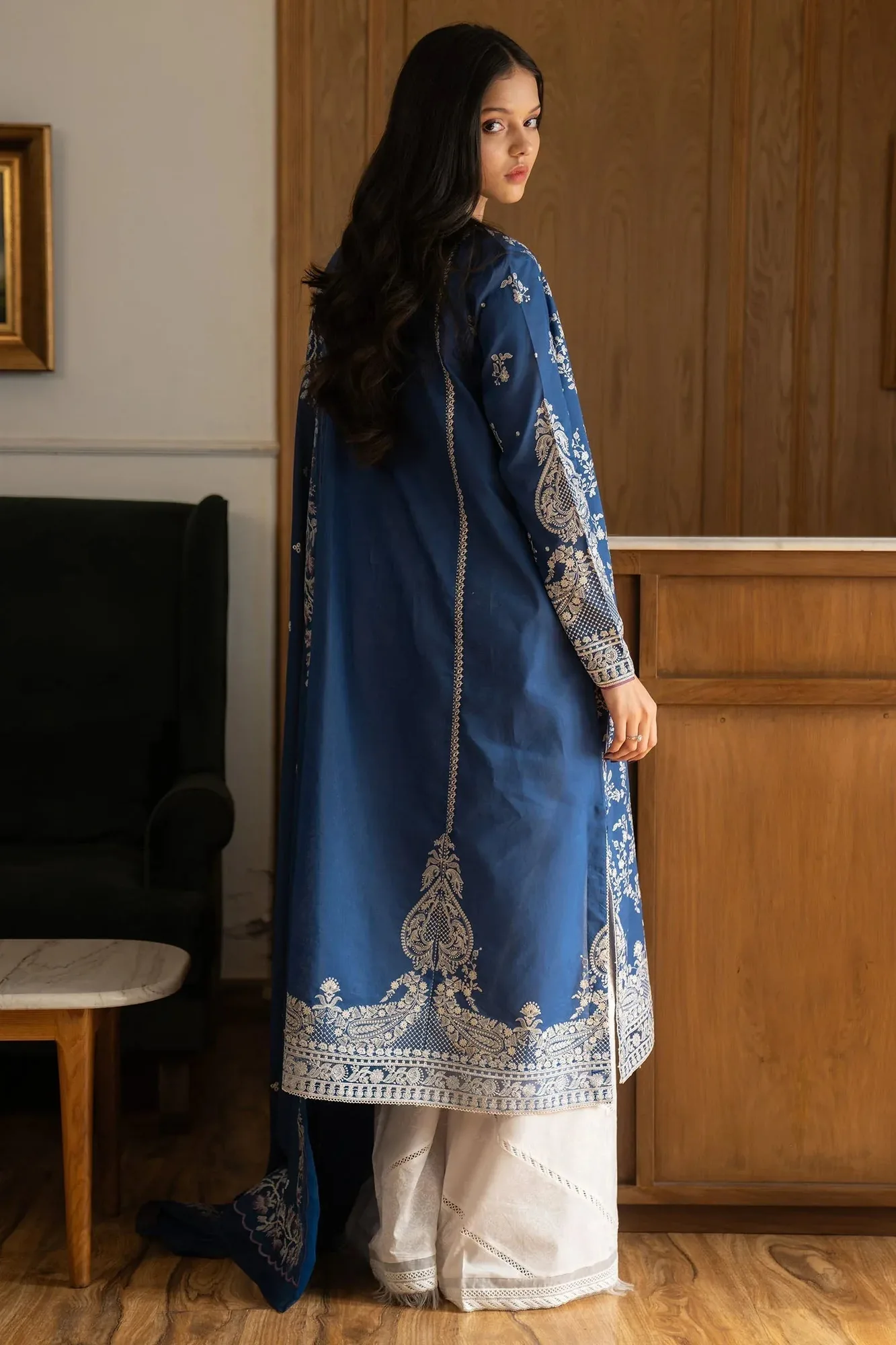 Zara Shahjahan Satori 25 Georgette – view 2 – Poshaq