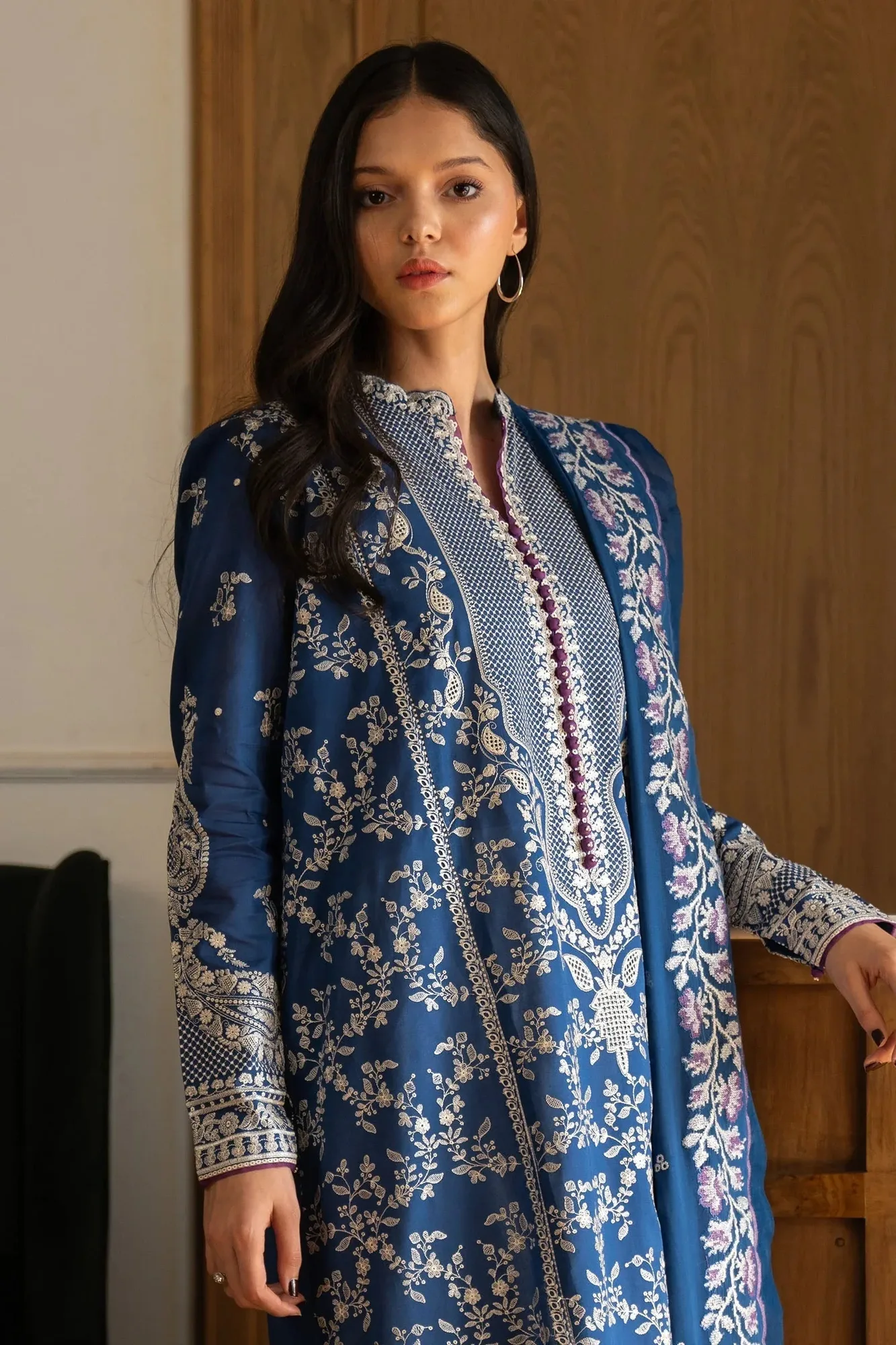 Zara Shahjahan Satori 25 Georgette – view 3 – Poshaq