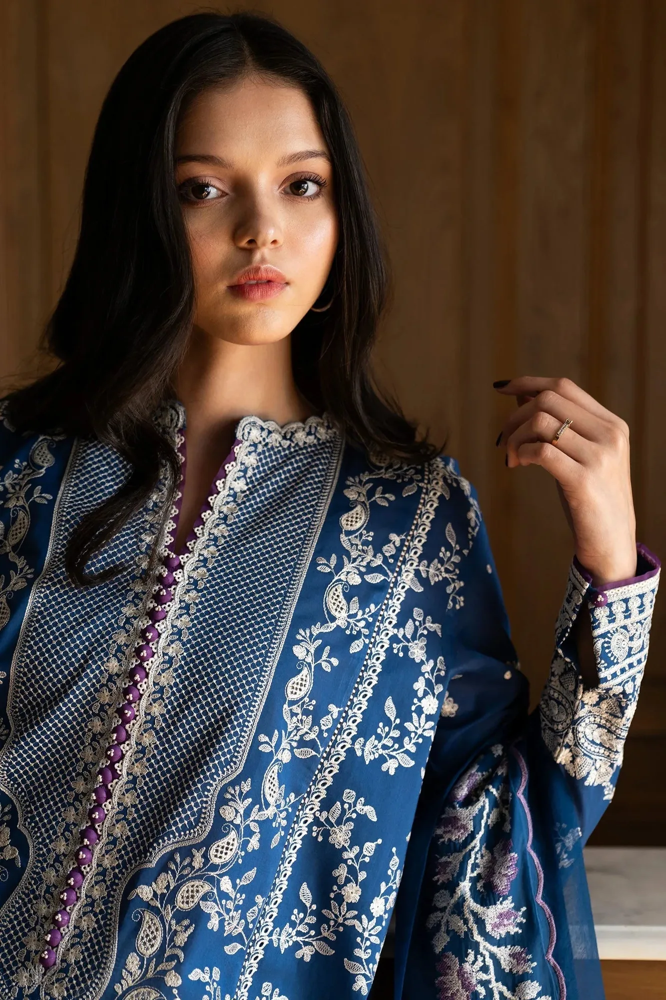 Zara Shahjahan Satori 25 Georgette – view 4 – Poshaq