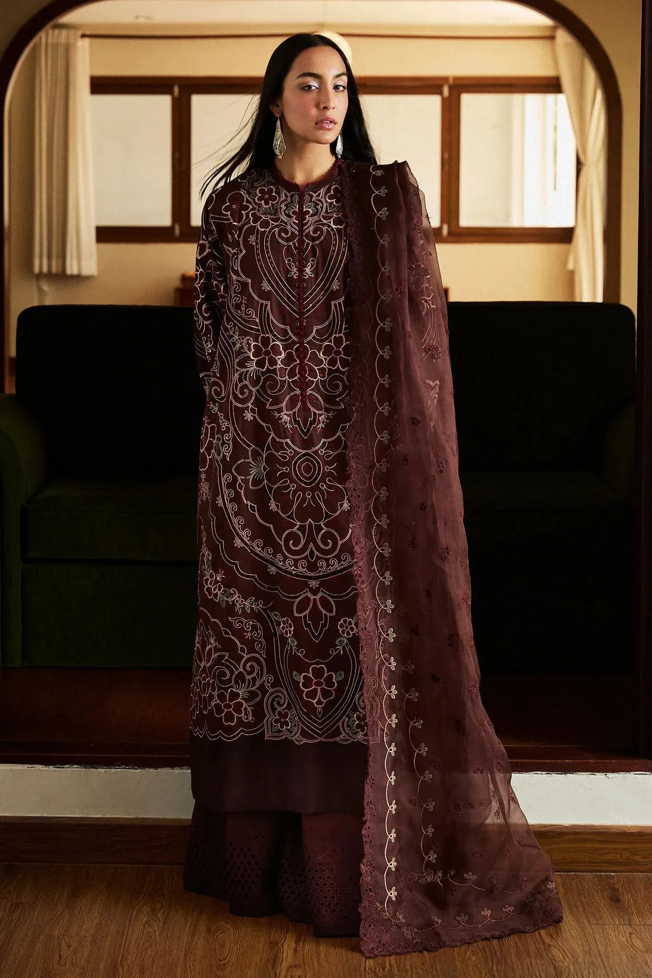 Zara Shahjahan Satori 25 Organza – view 1 – Poshaq