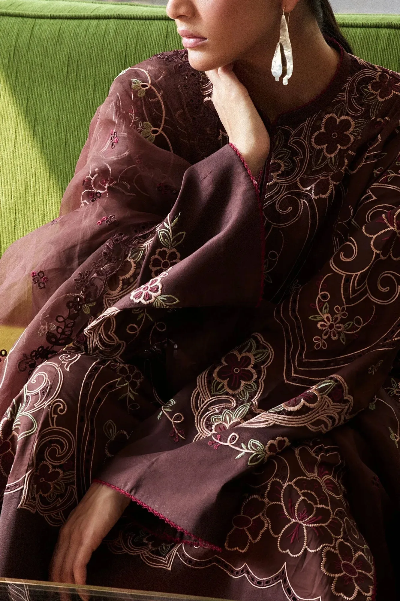 Zara Shahjahan Satori 25 Organza – view 5 – Poshaq