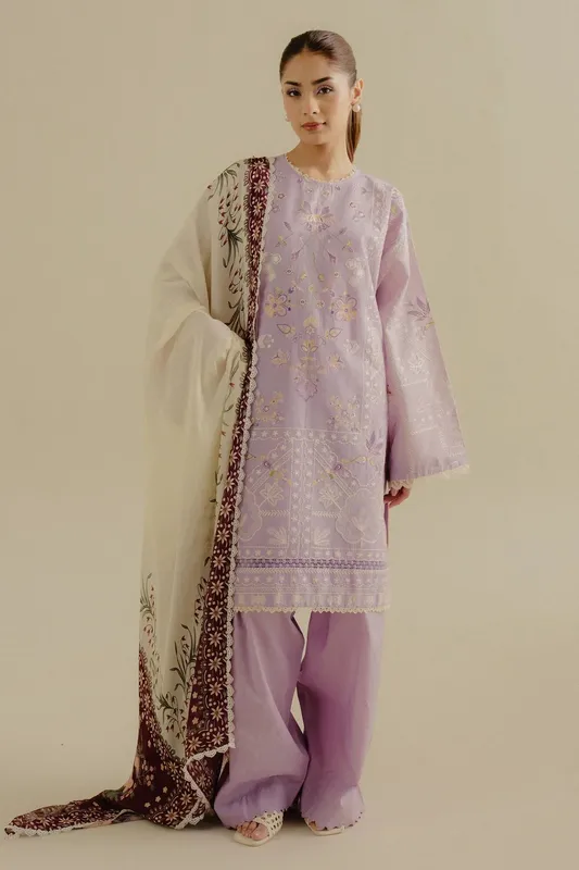 Zara Shahjahan Coco Lawn 25 Cambric – view 1 – Poshaq