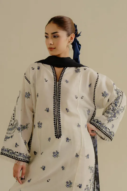 Zara Shahjahan Coco Lawn 25 Cambric – view 1 – Poshaq