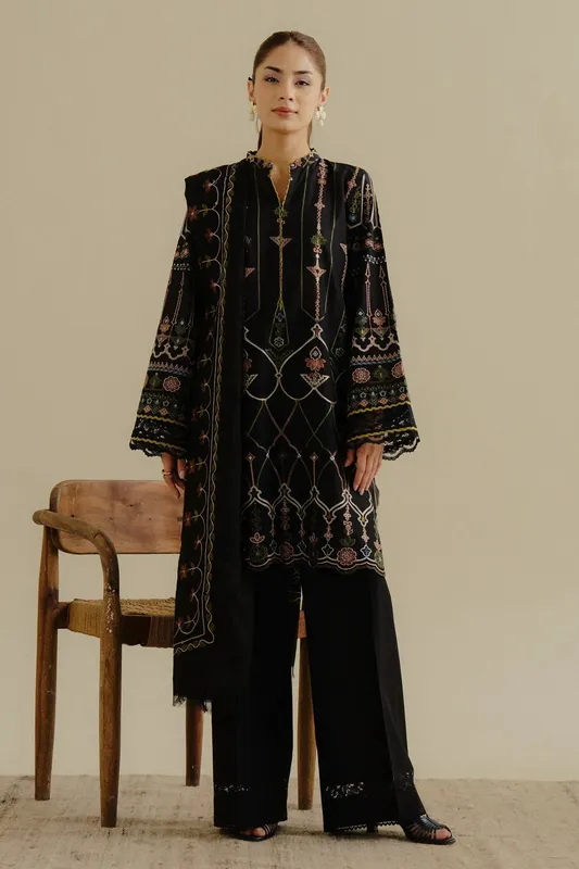 Zara Shahjahan Coco Lawn 25 Cambric – view 1 – Poshaq