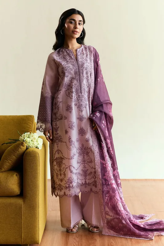 Zara Shahjahan Coco Eid Edit Organza – view 1 – Poshaq