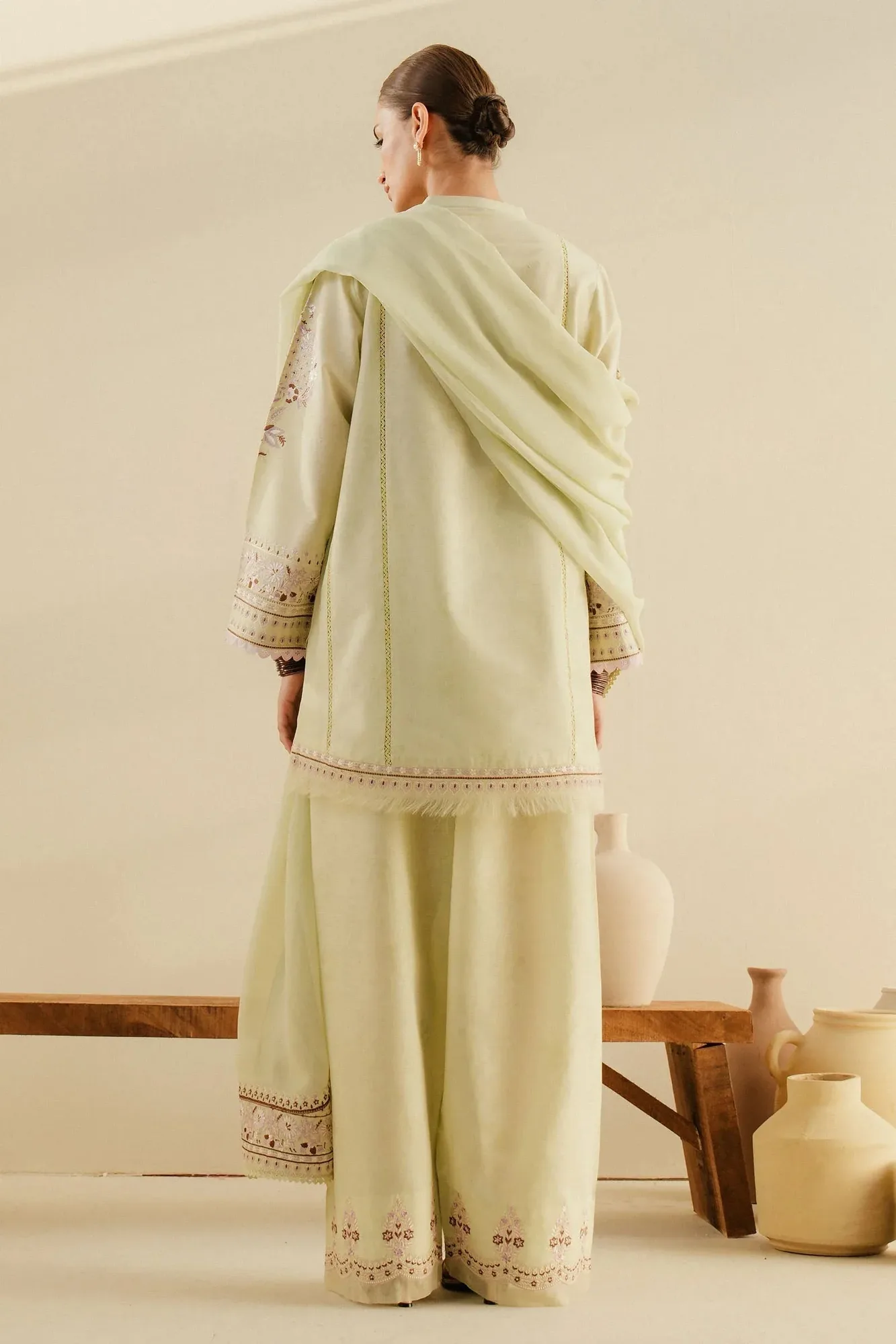 Zara Shahjahan Eid Pret 25 – view 2 – Poshaq